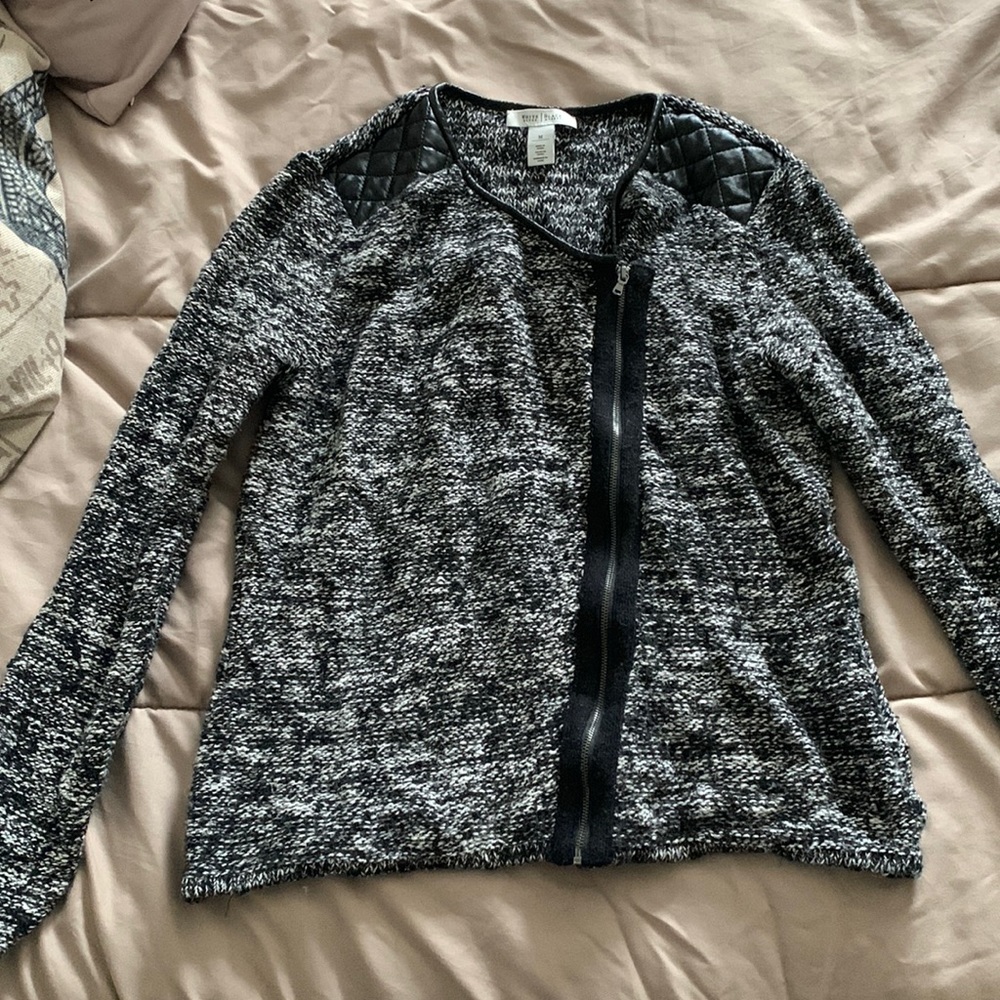 White House Black Market zip up top